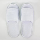 Compass Comfort Terry Cotton Slip On Slippers White Hotel/Bath/Guest Pack 100 Pairs Bulk 573102 (100 Pairs) - SuperOffice