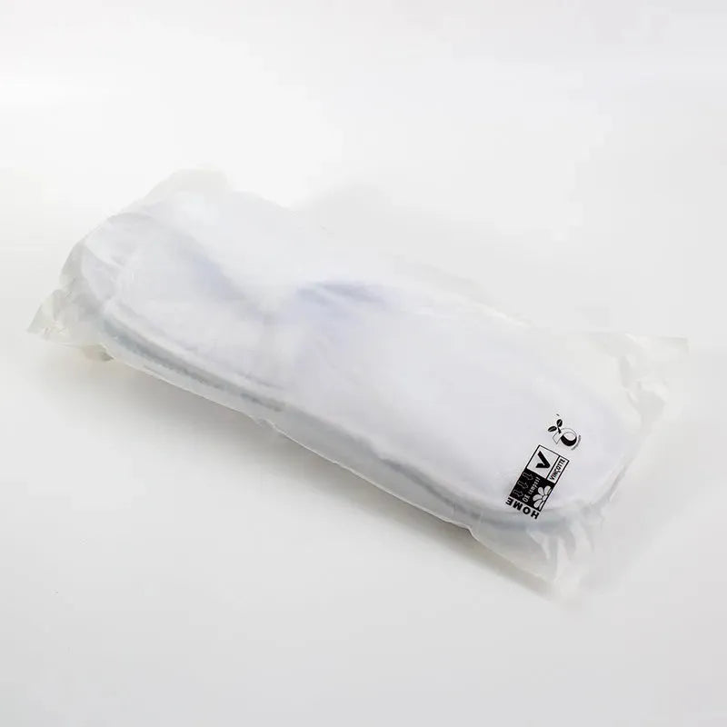 Compass Comfort Terry Cotton Slip On Slippers White Hotel/Bath/Guest Pack 100 Pairs Bulk 573102 (100 Pairs) - SuperOffice