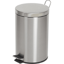 Compass Round Pedal Bin 12 Litre Stainless Steel 769912 - SuperOffice