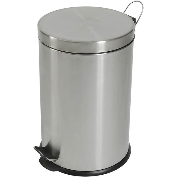 Compass Round Pedal Bin 20 Litre Stainless Steel 905566 - SuperOffice
