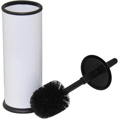 Compass Toilet Brush Powder Coated White 6797602 - SuperOffice