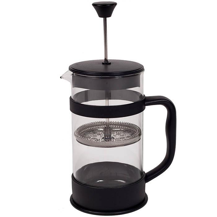 Connoisseur Coffee/Tea Plunger 8 Cup 1L 98x180mm Black/Clear 531108 - SuperOffice