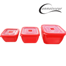 Connoisseur Microwave Container Resealable Pack 3 Size Stackable 4200033 - SuperOffice