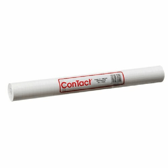 Contact Book Covering Self Adhesive 100 Micron 375mmx15m Clear Roll 0333820 - SuperOffice