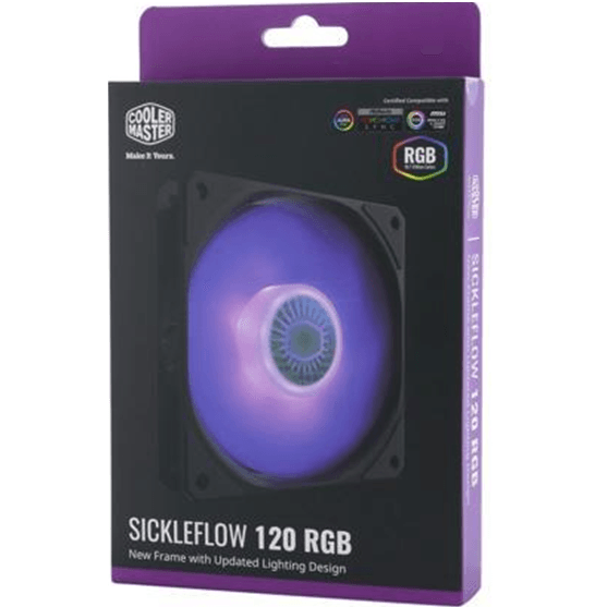 Cooler Master Cooling Fan SickleFlow 120 RGB Computer MFX-B2DN-18NPC-R1 - SuperOffice
