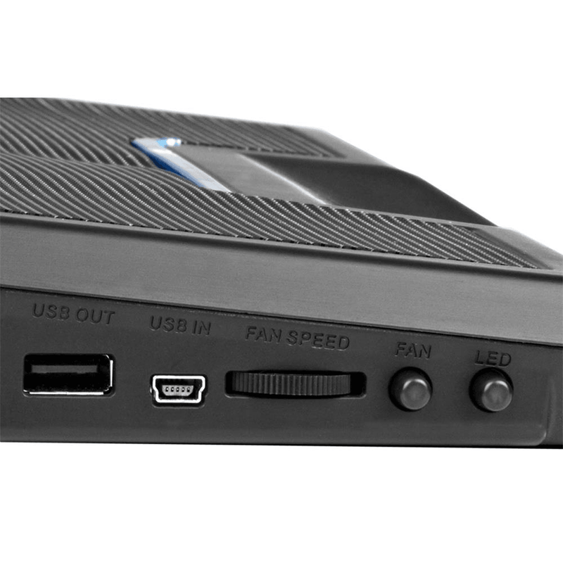 Cooler Master Notepal X3 Laptop Cooling Fan Stand LED Up To 17" R9-NBC-NPX3-GP - SuperOffice