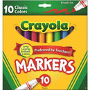 Crayola Classic Colors Markers Pack 10 587722 - SuperOffice