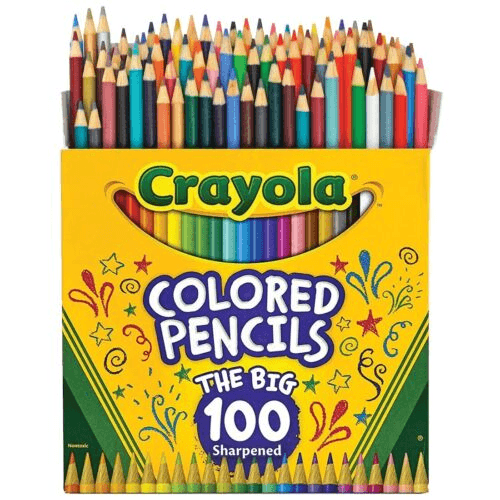 Crayola Coloured Pencils Assorted Pack 100 68 8100 - SuperOffice