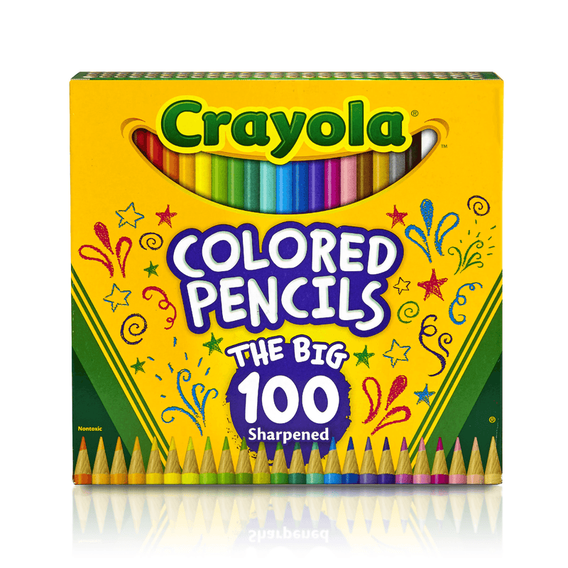 Crayola Coloured Pencils Assorted Pack 100 68 8100 - SuperOffice
