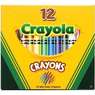 Crayola Crayons Assorted Pack 12 5212 - SuperOffice