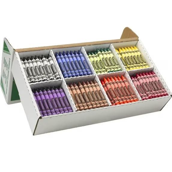 Crayola Crayons Large Assorted Classpack 400 528038 - SuperOffice