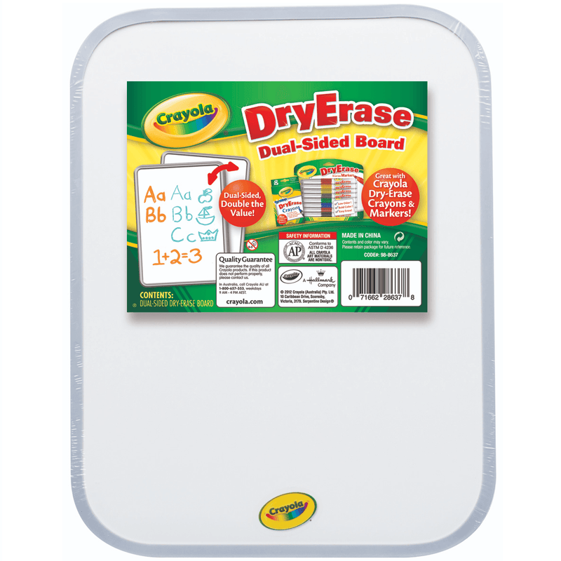 Crayola Dry-Erase Board Dual Double Sided Whiteboard 988637 - SuperOffice