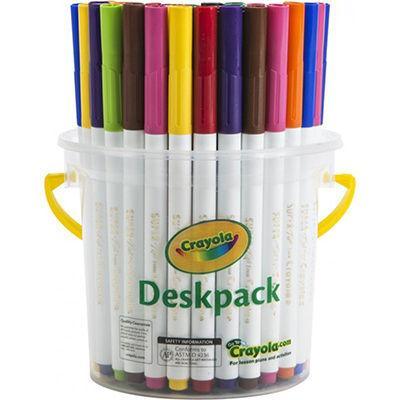 Crayola Super Tip Coloured Marker Pens Assorted Classpack 40 588240 - SuperOffice