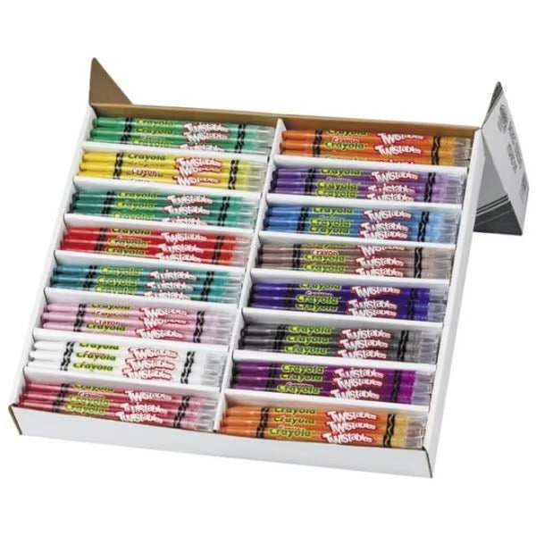 Crayola Twistables Crayons Assorted Classpack 240 527240 - SuperOffice