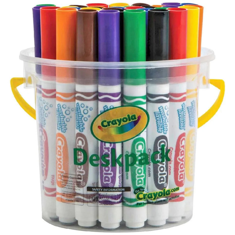 Crayola Washable Markers Classic Assorted Classpack 32 588032 - SuperOffice