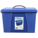 Crystalfile Carry Case Blue With Black Trim 6 Pack BULK 8008601 (6 Pack) - SuperOffice