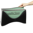 Crystalfile Enviro Suspension File Holder Filing Foolscap Desktop Filer Black 12 Pack 8108502 (12 Pack) - SuperOffice
