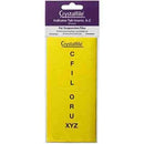 Crystalfile Inserts A-Z Yellow 111544C - SuperOffice