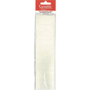 Crystalfile Rectangular Inserts Blank White Pack 52 111547 - SuperOffice