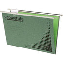 Crystalfile Suspension Files Enviro Cabinetfile Foolscap Green Box 50 113670C - SuperOffice