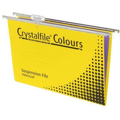 Crystalfile Suspension Files Yellow Box 10 111224Y - SuperOffice