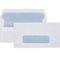 Cumberland 11B Envelopes Window Secretive Self Seal 80Gsm 90x145mm White Box 500 601214 - SuperOffice