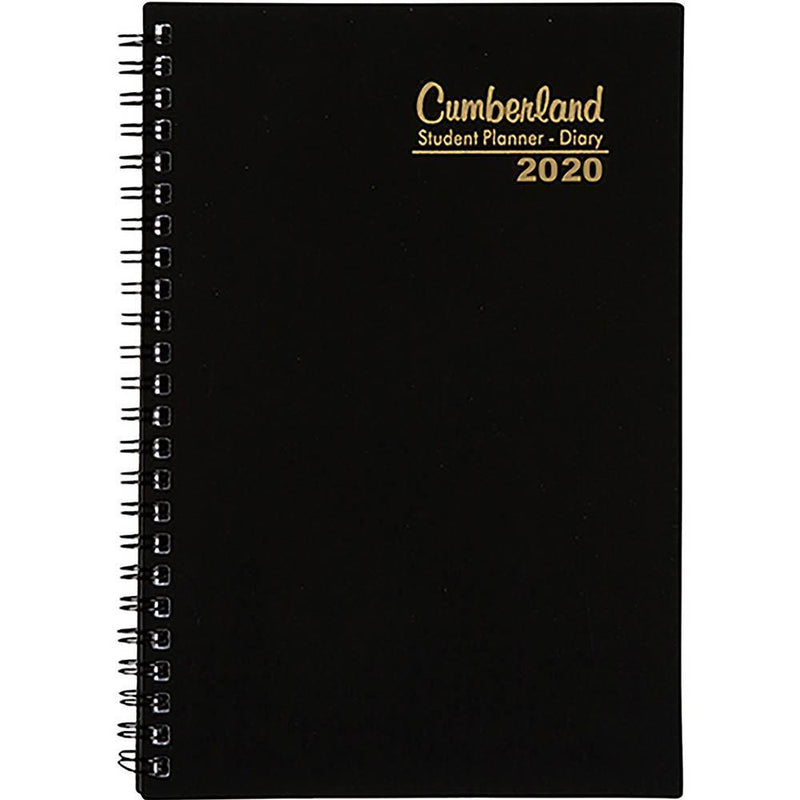 Cumberland 20120 Student Diary Week To View A5 Pp Black 57SDBK - SuperOffice