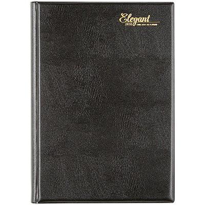 Cumberland 2020 Elegant Appointment Diary Day To Page 30 Minute A5 Black 152PR20 - SuperOffice