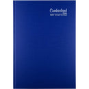 Cumberland 2020 Premium Business Diary Casebound 2 Days To Page 1 Hour A5 Blue 52PCBL20 - SuperOffice