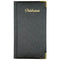 Cumberland Address Book Pu Cover With Gold Corners And Gilt Edge 90 X 160Mm Black 11022 - SuperOffice