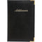 Cumberland Address Book Pu Stitched 110 X 76Mm Black With Gold Corners 710903 - SuperOffice