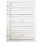 Cumberland Address Book Refill Punched For 6 Ring Binder Pack 64 Pages A5 11033 - SuperOffice