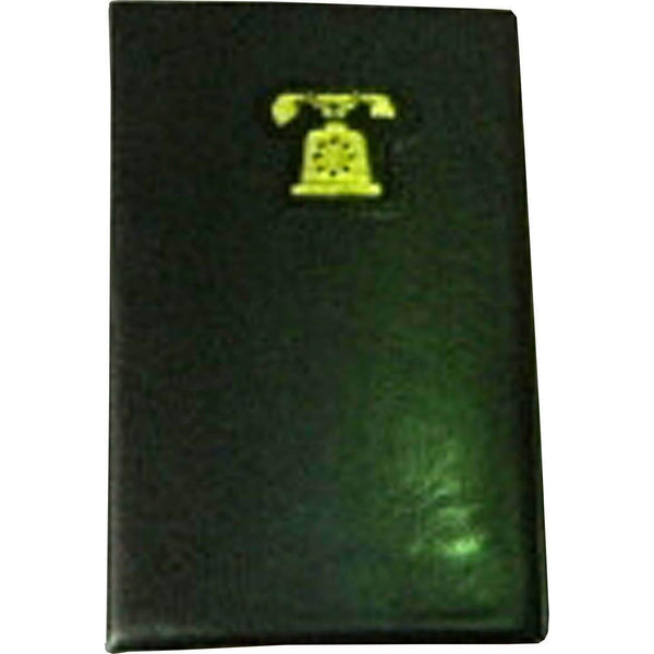 Cumberland Address/Telephone Book Pvc With Motif 120 X 78Mm Black FC160 - SuperOffice