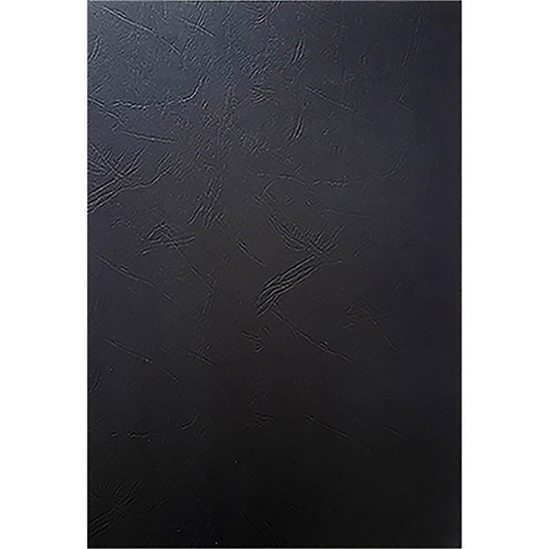 Cumberland Binding Cover Leathergrain A4 280Gsm Black Pack 100 BC01 - SuperOffice