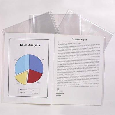 Cumberland Book Covers 225 X 175Mm Clear Pack 25 FMEBCC - SuperOffice