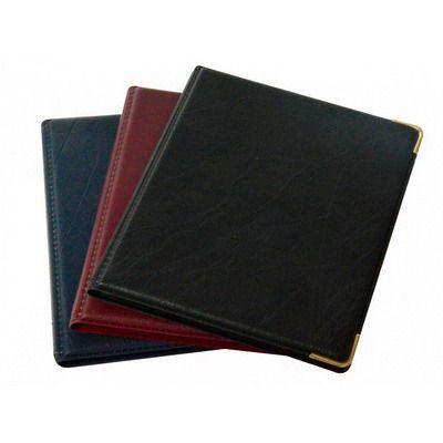 Cumberland Business Card File Gold Corners 48 Capacity 130 X 110Mm Blue OMBCF48BL - SuperOffice