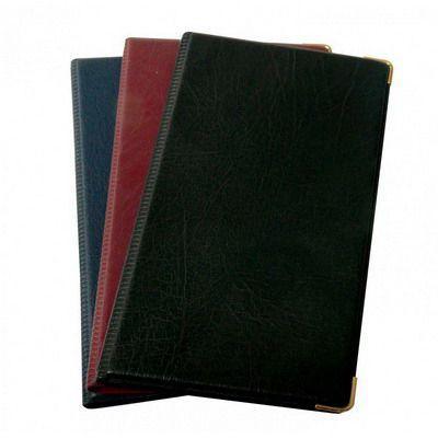 Cumberland Business Card File Gold Corners 72 Capacity 198 X 110Mm Black OMBCF72BK - SuperOffice