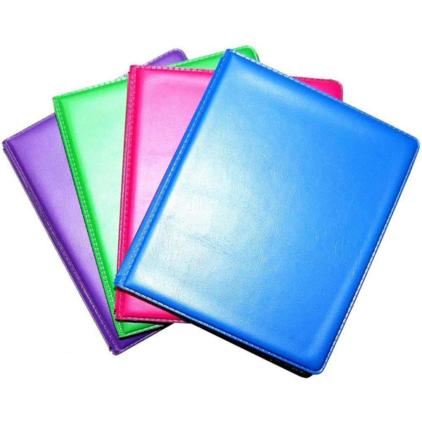 Cumberland Business Card Flie Bright Coloured Assorted Pink/Blue/Purple/Green Pack 4 BCF48ASS - SuperOffice