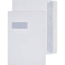 Cumberland C4 Envelopes Window Face 100GSM Secretive 229x324mm White Box 250 612344 - SuperOffice