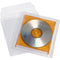 Cumberland Cd/Dvd Pocket Self Adhesive With Flap Pvc 160 X 170Mm Clear Pack 5 OMCDSA - SuperOffice