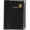 Cumberland Clearview Address Book Pvc With Brown Mylar Tabs 100 X 80Mm Black 721701 - SuperOffice