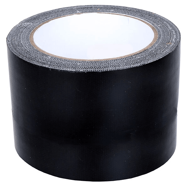 Cumberland Cloth Tape 72mmx25m Thick Black 4 Rolls Pack 7209 (4 Pack) - SuperOffice