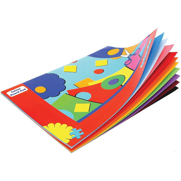 Cumberland Colourboard 210Gsm 349 X 250Mm Assorted Pack 10 CLBP - SuperOffice