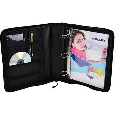 Cumberland Compendium Binder Case 3D Ring A4 Black 58601 - SuperOffice