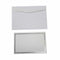 Cumberland Correspondence Card And Envelope White/Silver Foiled Border Pack 10 8110 - SuperOffice