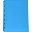 Cumberland Display Book Refillable 20 Pocket A4 Blue OTW82BL - SuperOffice
