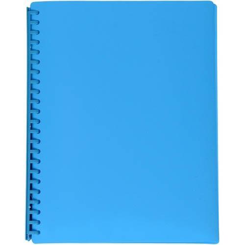 Cumberland Display Book Refillable 20 Pocket A4 Blue OTW82BL - SuperOffice