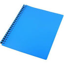 Cumberland Display Book Refillable Pp 20 Pocket A4 Blue OTW82BL80 - SuperOffice