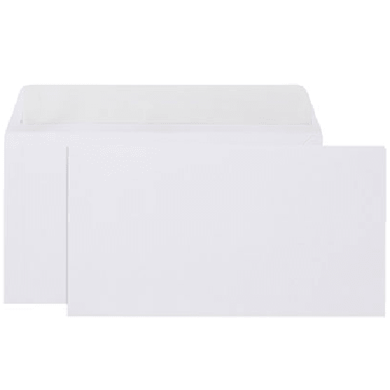 Cumberland DL Envelopes Laser/Inkjet Plain 90GSM 110x220mm White Box 500 603318 - SuperOffice