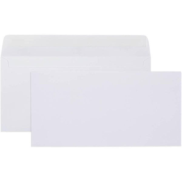 Cumberland DL Envelopes Plain Face Strip Seal 80GSM 110x220mm White Box 500 603311 - SuperOffice